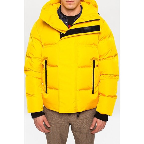 DSQUARED2 Men's Hooded Puffer Jacket Down Yellow Size 44 XS S71AN0218 S53352 172 - Picture 4 of 15